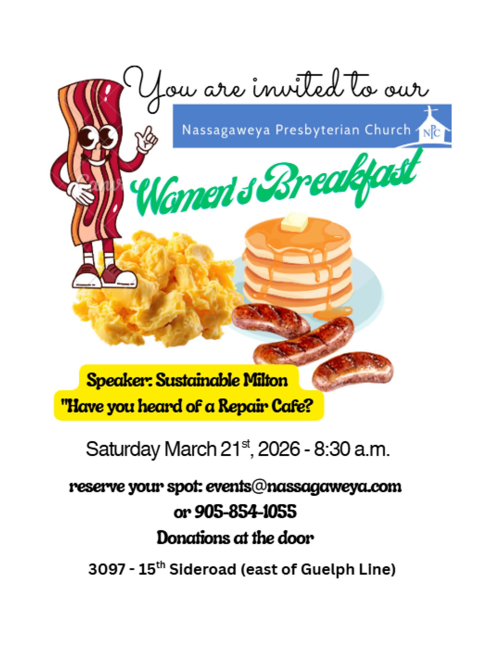 Women’s Breakfast March 21, 2026